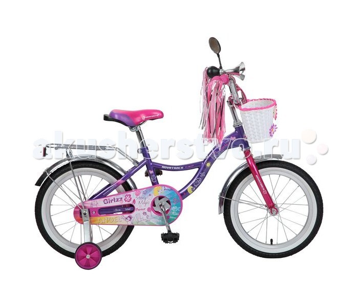 

Велосипед двухколесный Novatrack Little Girlzz 16"