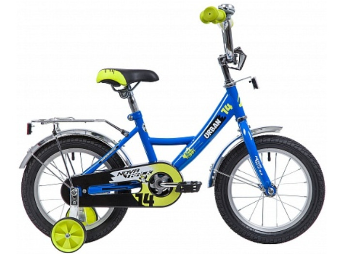 Велосипед двухколесный Novatrack Urban 14Urban 14 Велосипед двухколесный Novatrack Urban 14Urban 14Велосипед двухколесный Novatrack Urban 14 - это надежный велосипед для ребят 3-5 лет. Высокое качество сборки гарантирует, что велосипед прослужит долго. Велосипед подойдет и начинающим гонщикам, так как в комплекте есть страховочные колеса. Особенности: защита цепи регулируемое седло и руль ограничитель поворота руля аксессуары: багажник, 4 светоотражателя, звонок крылья на колесах ножной тормоз Диаметр колес: 14<br>