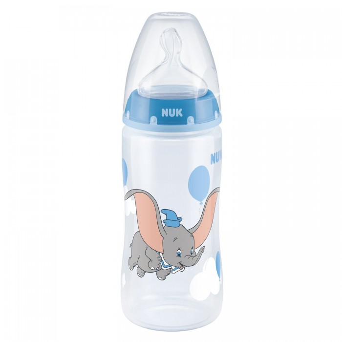 

Бутылочка Nuk First Choice Plus Дисней Дамбо 300 мл силиконовая соска M размер 1, First Choice Plus Дисней Дамбо 300 мл силиконовая соска M размер 1