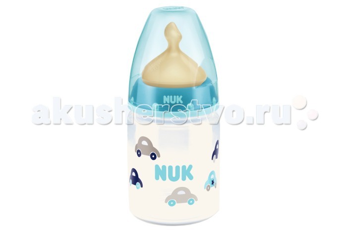 фото Бутылочка nuk first choice plus пластик 150 мл силиконовая соска м размер 1