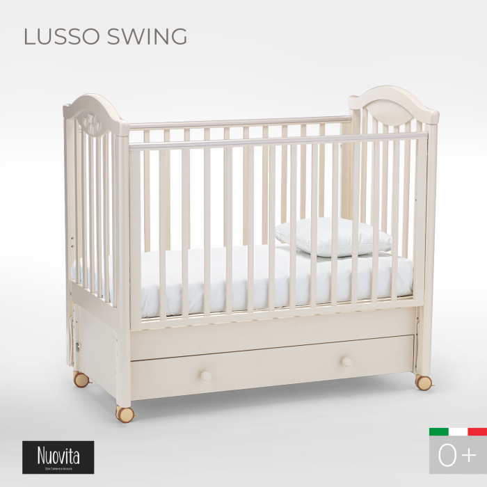 Детская кроватка Nuovita Lusso swing маятник продольный