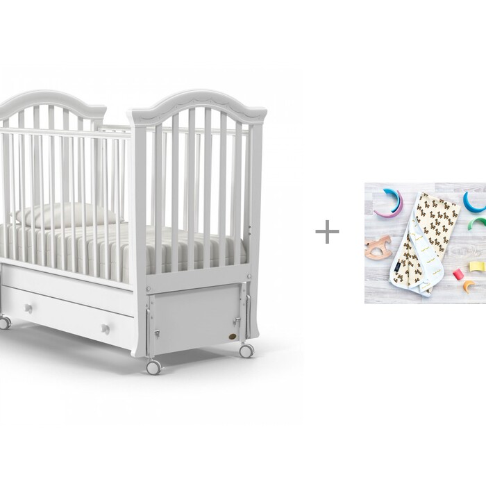 

Детская кроватка Nuovita Perla swing (продольный маятник) и Плед Mjolk Двусторонний Лошадки, Perla swing (продольный маятник) и Плед Mjolk Двусторонний Лошадки