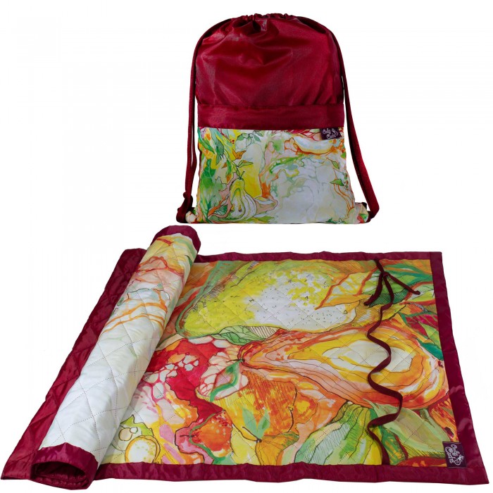 фото Onlycute рюкзак и коврик сказочный сад 190х70 см