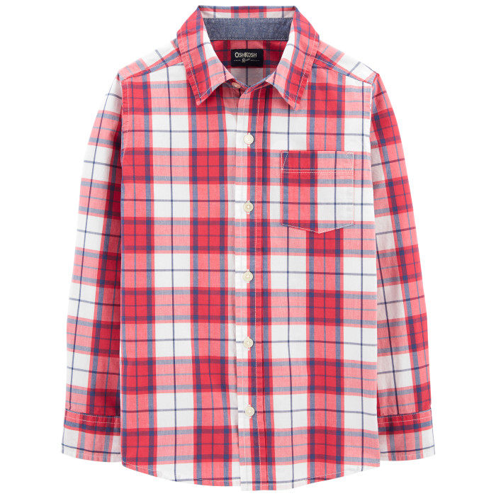 OshKosh B'gosh Рубашка для мальчика в красную клетку
