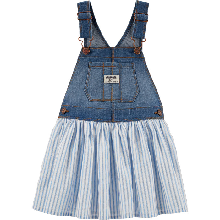 OshKosh B'gosh Сарафан для девочки джинсовый верх