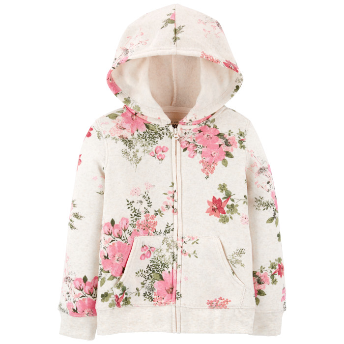 

OshKosh B'gosh Толстовка с капюшоном и цветами для девочки, Толстовка с капюшоном и цветами для девочки