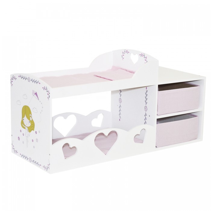 Кроватка для куклы Paremo шкаф Розали Мини