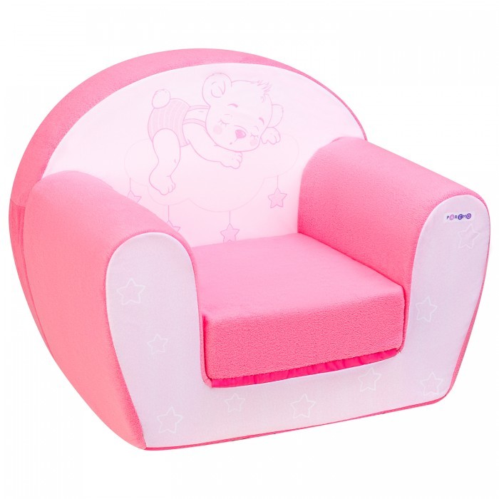 Мягкие кресла Paremo Раскладное бескаркасное детское кресло Дрими Мишка на облаке