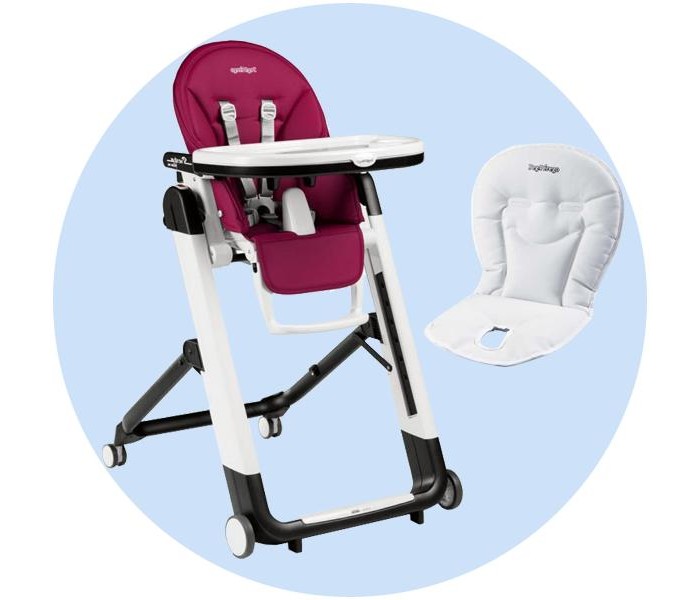 фото Стульчик для кормления peg-perego siesta follow me с вкладышем baby cushion