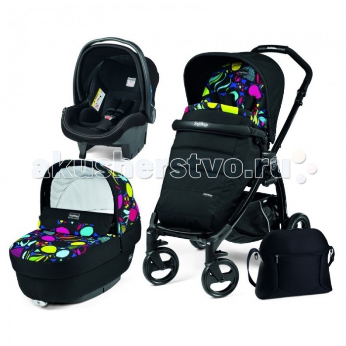Коляска Peg-perego Book Pop Up Elite Completo Modular System 3 в 1Book Pop Up Elite Completo Modular System 3 в 1 Коляска Peg-perego Book Pop Up Elite Completo Modular System 3 в 1Book Pop Up Elite Completo Modular System 3 в 1Многофункциональная коляска Peg-Perego Book Pop Up Elite Completo Modular System 3 в 1 станет Вашим верным помощником во время долгих прогулок с малышом. Люлька Navetta Elite: для детей с рождения до 6-8 месяцев, до 10 кг матрасик регулируемый капюшон вентиляционное oкoшкo с москитной сеткой, закрывается обивка: легко снимается, стирка 30° накидка на люльку ручка для переноса Прогулочный блок Pop Up Completo: для детей от 6 месяцев до 3 лет, весом до 15 кг спинка регулируется одной рукой, вплоть до горизонтального положения благодаря горизонтальному положению, можно использовать ранее, чем с 6 месяцев подножка регулируется в 2-х положениях 5-точечные ремни безопасности регулируются по высоте съемный защитный бампер большой капюшон с расширением на молнии, максимально защищает от солнца съемную обивку можно стирать (желательна ручная стирка) сидение реверсивное: лицом к маме или лицом к окружающему миру Автокресло Primo Viaggio SL 0+: для детей от рождения до 13 кг трехточечные ремни безопасности капюшон вкладыш для новорожденных ручка для переноса устанавливается в автомобиль при помощи штатного трехточечного ремня или специальной базы (в комплект не входит и приобретается отдельно) В комплекте: дождевик шасси люлька Navetta Elite (капюшон, матрасик, накидка) прогулочное сидение Pop Up Completo (капюшон, накидка на ножки) автокресло группы 0+ Primo Viaggio SL сумка для мамы инструкция Габариты: ширина шасси: 59 см внешние размеры люльки (дхшхв): 87х44х63 см внутренние размеры люльки (дхш): 73х32 см высота бортиков: 22 см размеры сидения без учета спинки и подножки (дхш): 19х32,5 см длина подножки: 19,5 см высота спинки: 48 см длина спального места: 86,5 см размеры автокресла (дхшхв): 65х43х60 см вес люльки: 5,1 кг вес автокресла: 3,8 кг вес прогулочного блока: 2,8 кг<br>