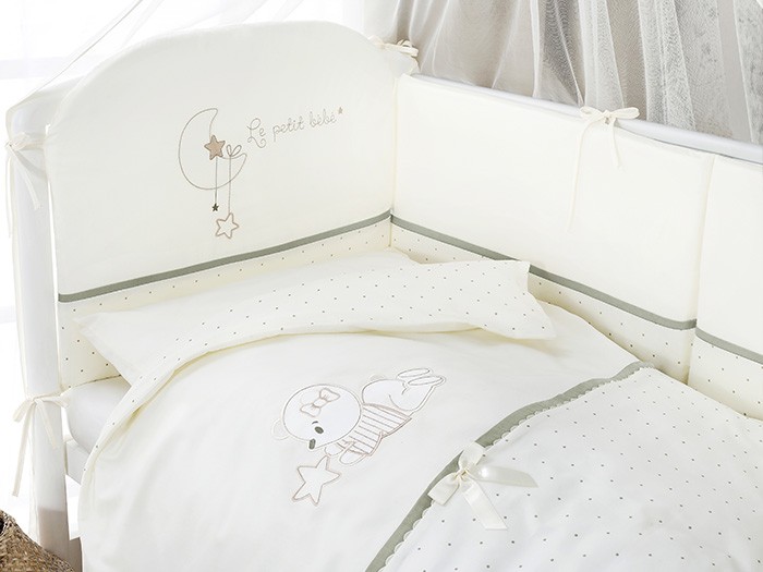 фото Комплект в кроватку Perina Le Petit Bebe из сатина (6 предметов)