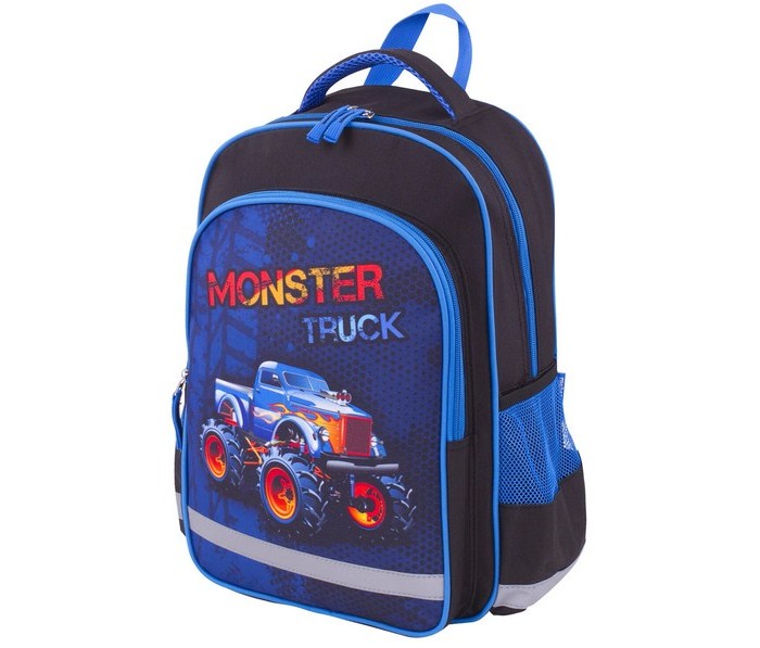 Пифагор School Рюкзак для начальной школы Monster truck 228820