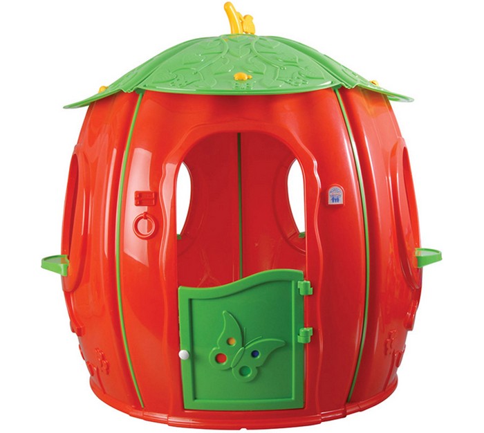 Pilsan Игровой домик ФруктовыйИгровой домик Фруктовый Pilsan Игровой домик ФруктовыйИгровой домик ФруктовыйОчень удобный, яркий и красочный, просторный разборный домик турецкого производителя высококачественных детских игрушек компании Pilsan, весьма интересно стилизованный под фрукт. Домик оснащен окнами и открывающейся входной дверью. Малыши очень любят в нем играть с друзьями в дочки-матери. Они заносят туда куклы и другие игрушки, устраивают чаепитие. Этот домик изготовлен из очень прочного пластика, весьма устойчив к перепаду температур и солнечным лучам. Его достаточно легко мыть. Эта игрушка рассчитана на детей дошкольного возраста от 2 лет. Габариты: длина – 141 см, ширина – 141 см, высота – 126 см.<br>