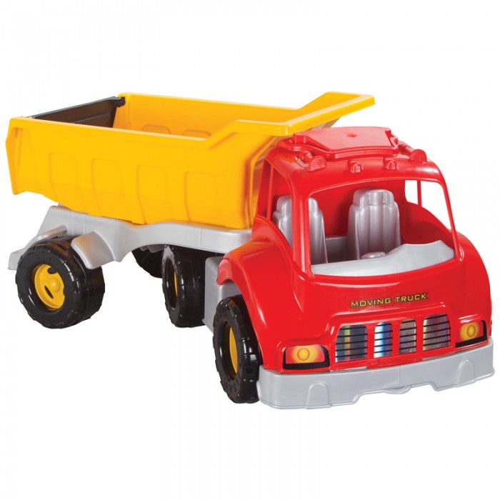Pilsan Грузовик Moving TruckГрузовик Moving Truck Pilsan Грузовик Moving TruckГрузовик Moving TruckГрузовик Moving Truck - яркая игрушка для игр на улице. Большой грузовик привлечет детское внимание и позволит придумать много увлекательных игр. При помощи грузовика ребенок сможет активно развивать воображения, сочиняя все новые игры, а также координацию движений и восприятие цветов. Грузовик имеет большие колеса и откидной кузов, в который можно положить мелкие предметы или насыпать песок. Максимальная нагрузка 5 кг. Модель имеет большие рельефные пластиковые колеса, которые отличаются легким ходом даже по песку. Откидной кузов. Материал: прочный пластик. Размеры: 43.5х70х49 см. Компания Pilsan начала свою историю в 1942 году. Сегодня – это компания-гигант индустрии крупногабаритных детских игрушек, которая экспортирует свою продукцию в 57 стран мира. Компанией выпускается 146 наименований продукции – аккумуляторные и педальные автомобили, велосипеды, развивающие игрушки и аксессуары для детей. Вся продукция Pilsan сертифицирована и отвечает международным стандартам качества.<br>