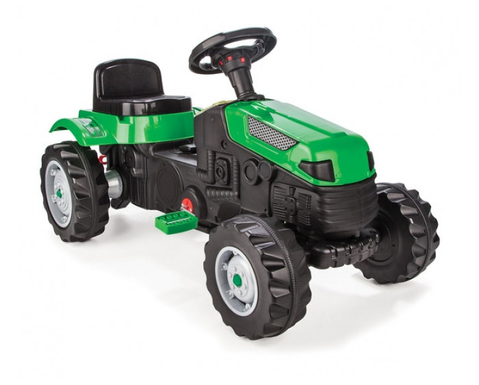 Pilsan Педальная машина TractorПедальная машина Tractor Pilsan Педальная машина TractorПедальная машина TractorПедальная машина Pilsan Tractor совершенно безопасная для малыша, управляется с помощью педалей и руля. Благодаря легкости в использовании, малыш может кататься на такой машине самостоятельно, почувствовав себя настоящим водителем. Эта симпатичная и надежная машинка не зависит от батарей и источников питания, поэтому идеально подходит для прогулок по городу или во дворе, а также и для игры в помещении. Педальный трактор предназначен для детей от 3 лет. Максимальный вес ребенка не должен превышать 50 кг. Педальный трактор способствует развитию опорно двигательного аппарата ребенка, укреплению суставов и координации в пространстве. Изготовлен из экологически чистых материалов. Размеры: (шхдхв) 45х95х51 см. Среди огромного количества детских игрушек выгодно отличается продукция турецкой компании Pilsan, которая является лидером в производстве крупногабаритных игрушек для детей разных возрастов. Продукцию компании Pilsan характеризует высокое качество, недаром лозунг компании звучит как «Quality in Toys» - «Качество в игрушках». Продуманный дизайн, тестирование, обеспечение контроля на всех стадиях производства подтверждает слоган компании. Все игрушки, производимые компанией Pilsan, отличаются высоким качеством, безопасны, не содержат вредных материалов и красителей, для производства используется экологически чистый пластик.<br>