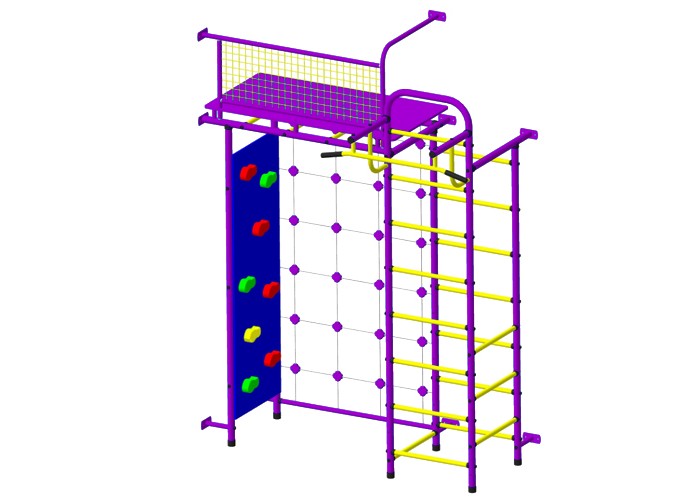 фото Пионер детский спортивный комплекс 10см со скалодромом
