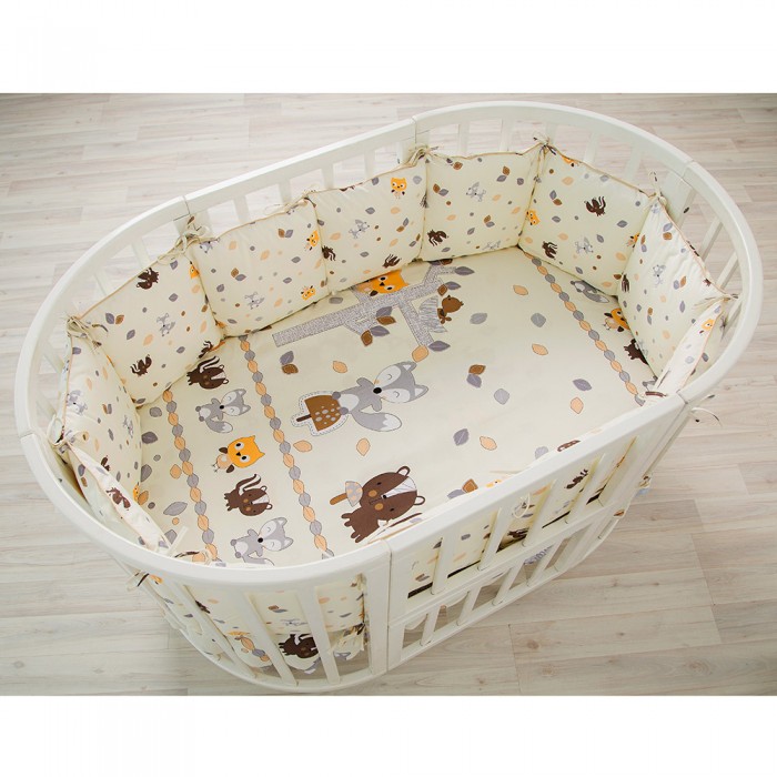 

Комплект в кроватку Pituso универсальный В Добром Лесу (6 предметов), универсальный В Добром Лесу (6 предметов)