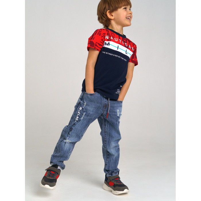 Брюки и джинсы Playtoday Брюки джинсовые для мальчика 12212174