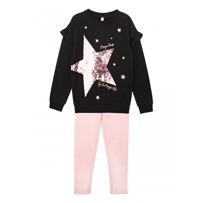 

Playtoday Комплект для девочек толстовка и леггинсы Glamor tween girls, Комплект для девочек толстовка и леггинсы Glamor tween girls