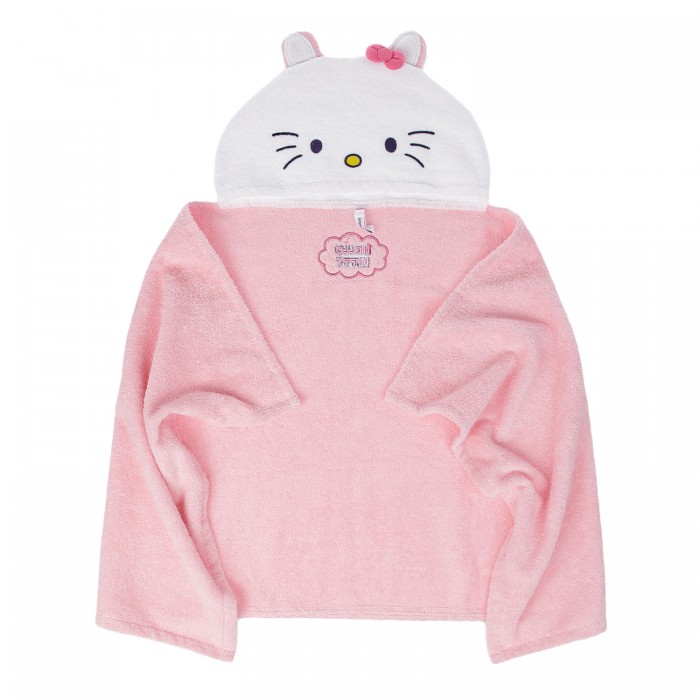 Playtoday Полотенце с капюшоном для девочки Hello Kitty 60х120 см 32042806 - фото 1