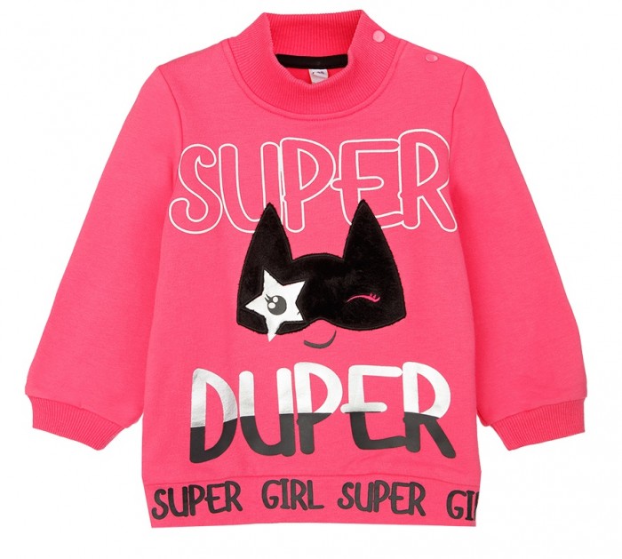

Playtoday Толстовка для девочек Super Girl baby, Толстовка для девочек Super Girl baby