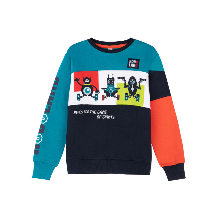 

Playtoday Толстовка трикотажная для мальчиков Robots kids boys 32212221, Толстовка трикотажная для мальчиков Robots kids boys 32212221