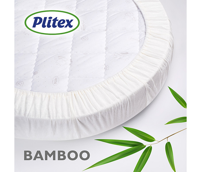 фото Плитекс наматрасник bamboo waterproof lux oval 125х75 см