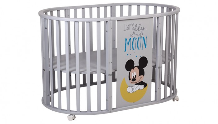 

Кроватка-трансформер Polini kids Disney baby 925 Микки Маус, kids Disney baby 925 Микки Маус