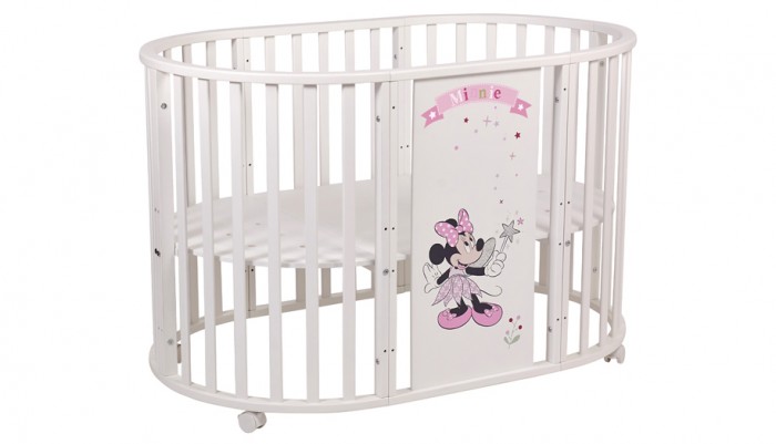 Кроватка-трансформер Polini Kids Disney baby 925 Минни Маус-Фея 0001977-04 - фото 1