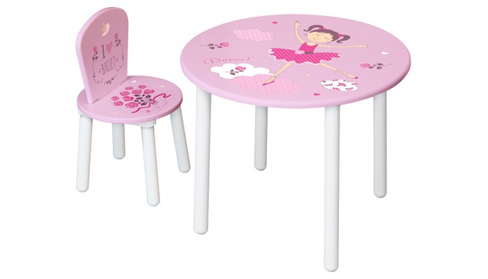 

Polini Комплект детской мебели Kids Fun 185 S Балерина, Комплект детской мебели Kids Fun 185 S Балерина