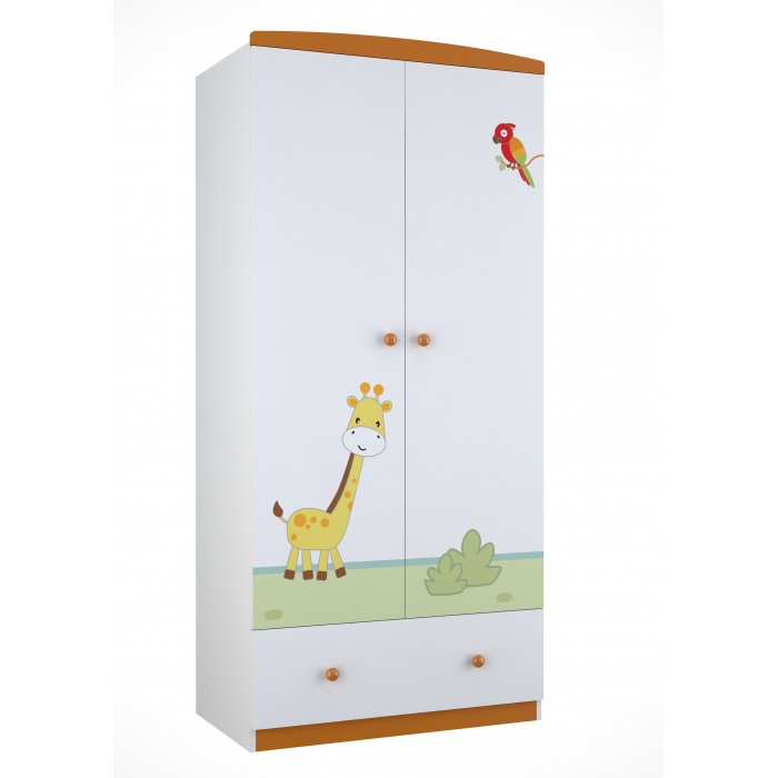 Шкафы Polini Basic Джунгли двухсекционный шкафы