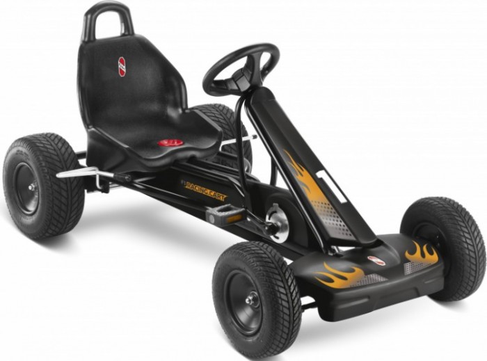Puky Педальная машина F1LПедальная машина F1L Puky Педальная машина F1LПедальная машина F1LДетская педальная машина Puky F1L - это прекрасная замена обычному велосипеду, ребенок с легкостью пересядет на нее, и поверьте, не останется равнодушным к такому замечательному транспорту! Данная модель просто роскошный выбор для малыша. Великолепный дизайн, изысканный черно-красный насыщенный цвет, регулировка руля и сиденья. Еще одна особенность Puky F 1 L - это свободный переход с переднего на задний ход без коробки передач, чтобы ребенок не убирал руки с руля и не отвлекался от дороги. Так же, как и вся продукция от немецкого бренда эта игрушка невероятно качественная и безопасная, любая деталь продуманна до мелочей. Для детей: от 5 до 10 лет вес до 50 кг рост: от 115 см длина ноги: от 75 см - 105 см Характеристики: Колеса: пневматические колеса на шарикоподшипниках передние Ø260х80 мм, задние Ø290х125 мм Рама: высокопрочная стальная, со специальным износостойким покрытием, которое не выгорает на солнце и устойчиво к повреждениям Сидение: с быстрой регулировкой под рост ребенка, эргономичное пластмассовое с шероховатым покрытием против соскальзывания Тормоза: ручной тормоз на оба задних колеса Регулируемое натяжение цепи, привода задних колес Защита цепи Спортивный руль с сигналом Спойлер с обтекаемым современным дизайном, защитный бампер Автоматический свободный ход педалей вперед и назад Вес: 21.8 кг<br>