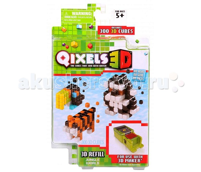 

Qixels Дополнительный набор для 3D Принтера, Дополнительный набор для 3D Принтера