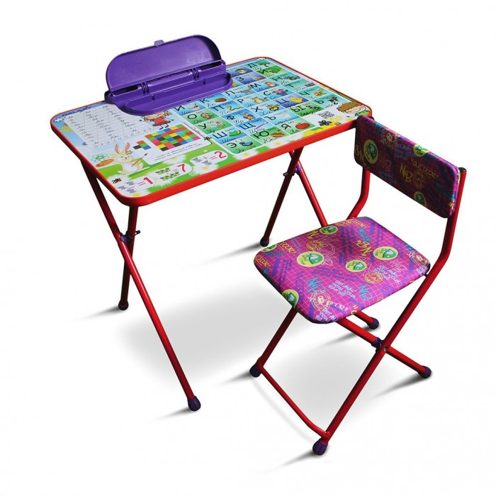 Детские столы и стулья R-Toys Комплект детской мебели Умняшки первоклашки