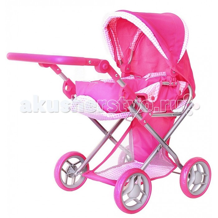 Коляска для куклы R-Toys 93469346 Коляска для куклы R-Toys 93469346Необыкновенно яркая коляска для кукол 9346 с люлькой-переноской. Эта закрытая коляска с большим капюшоном выглядит как маленькая копия настоящей современной коляски для детей. У нее есть все как у настоящей коляски: люлька- переноска с прочными ручками, багажник-сетка внизу, складной капюшон, ручка из мягкого материала. Особенность этой коляски от многих других моделей в том, что у нее есть люлька-переноска для куклы. Юная мама оценит это и будет носить куклу в люльке, как это делают многие взрослые. Это очень удобно. А коляска без люльки превращается в прогулочную коляску. Длина люльки - 50 см. Другая особенность - регулируемая ручка. Нажимая на кнопки по бокам ручки, Вы можете регулировать высоту ручки. Уникальные колеса - они прорезиненные сверху, что дает плавность и мягкость хода. И конечно же, эти колеса не гремят по дороге. Коляска легко складывается. В нижней части коляски – багажная корзинка для игрушек. Прочная, непромокаемая ткань. Размер коляски 44х35х64 см до сиденья 32 см, высота ручки 49/58 см Коляски для кукол – непременный атрибут игры в дочки-матери. Коляски для кукол от R-Toys являются маленькими многофункциональными копиями настоящих детских колясок. Кроме красоты и увлечения игрой, эти коляски способны решать серьезные воспитательные задачи, развивает много хороших качеств: заботу, внимание, ответственность и желание помогать родным. Играя в куклы и катая их в кукольных колясках, Ваши малыши берут на себя ответственность за своих воображаемых детей и проявляют себя с самых лучших сторон. Давайте задания своим детям, помогайте им познавать мир и учиться. Воспитывайте их в самых лучших традициях и результат не заставит себя долго ждать.<br>