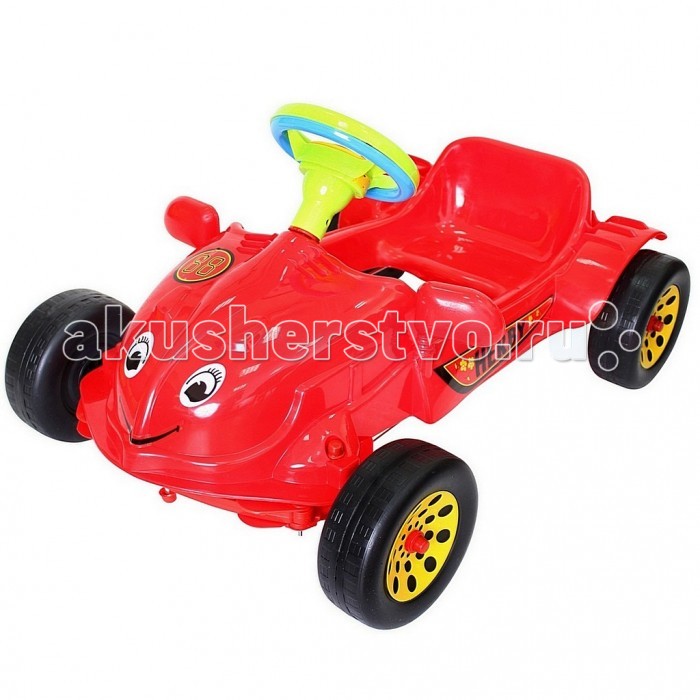 R-Toys Машина педальная Herbi с музыкальным рулем