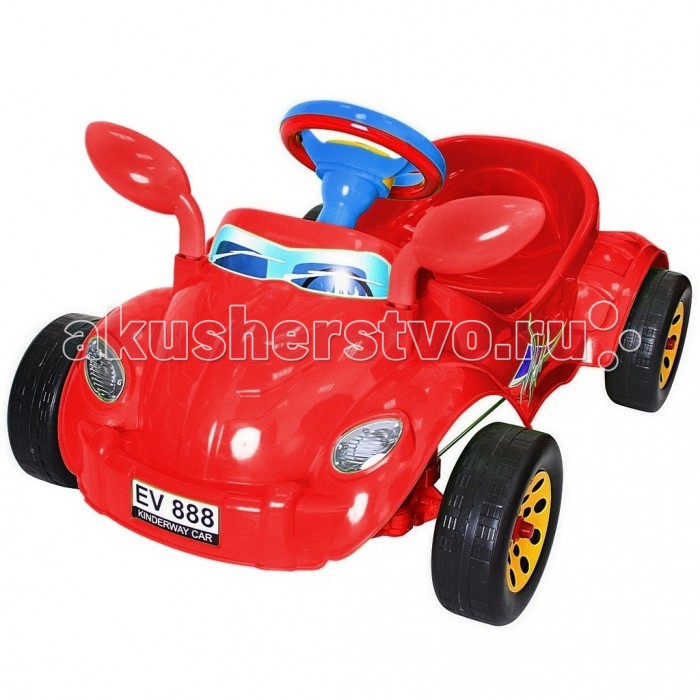 R-Toys Машина педальная Молния с музыкальным рулем