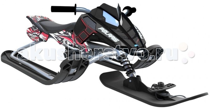 Снегокат R-Toys Snow Moto Polaris RushSnow Moto Polaris Rush Снегокат R-Toys Snow Moto Polaris RushSnow Moto Polaris RushСнегокат R-Toys Snow Moto Polaris Rush У этой модели очень красивое матовое черное покрытие рамы. Лидеры продаж 3 сезонов — лучшие среди снегокатов! Юный гонщик на таком снегокате будет примером для любой леди, которая тоже захочет такой модный транспорт. А технические характеристики смогут успокоить родителей в безопасности этого дизайнерского чуда! Снегокат R-Toys Snow Moto Polaris Rush поможет быстрому развитию общей моторики, приобретению навыков координации и равновесия ребенка. Ваш малыш научится контролировать ситуацию, развивать скорость, быстро тормозить и совершенствовать умение управлять этим видом транспорта. Это бесценный опыт. Особенности: С помощью новейших технологий производства ударопрочный пластик не подвержен деформации Выдерживает нагрузку до 70 кг Ее треснет на морозе Поворотный руль Управлять им очень легко Маневренность - 10 баллов МАмортизатор на передней лыже помогает на холмистых горках. Благодаря ему ребенок не ощутит неровности дороги Безопасная и современная тормозная система Регулируемое сиденье под любой рост малыша Улучшенная система рулевого управления за счет новой формы боковых лыж «Twin Tip». При повороте изогнутый край лыжи скользит быстрее по сравнению с обычной прямой лыжей, тем самым улучшается маневренность Буксировочный трос - веревка очень удобно с помощью защелки фиксируется на передней лыже. Размеры: 51 x 121 x 47 см<br>
