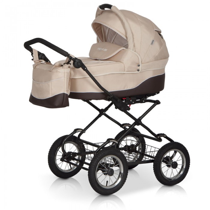 Коляска Riko Modus Classic 2 в 1Modus Classic 2 в 1 Коляска Riko Modus Classic 2 в 1Modus Classic 2 в 1Коляска Riko Modus Classic 2 в 1 - универсальная детская коляска MODUS 2 в 1 от Польского производителя Riko предназначена для детей с рождения и до 3-х лет. В комплект коляски входит спальная люлька для новорожденного и прогулочный блок для подросшего малыша, которые можно устанавливать по ходу движения или против хода движения. Люлька коляски комфортная и удобная, отделана эко-кожей по периметру, сделана внутри из 100 % хлопка. Дно люльки – жесткое, это очень важно для правильного формирования позвоночника новорожденного малыша. Прогулочное сидение легко устанавливается на раму, имеет пятиточечные ремни безопасности, съемный бампер, регулируемое положение спинки. Для удобства родителей предусмотрены регулировка высоты ручки, корзина для покупок и сумка для мамы. Устанавливается лицом к маме и от мамы. Колеса надувные, камерные, с современной системой амортизации. Особенности: Непромокаемая тканевая люлька с жестким дном и отделкой эко-кожей Регулируемый по высоте подголовник Вентилируемое смотровое окошко в капюшоне Удобная ручка для переноски, расположенная на капюшоне Регулируемый капюшон Внутренняя вкладка выполнена из 100% хлопка, легко снимается для стирки Матрац для новорожденного из холлофайбера Возможность установки люльки в 2 положениях (лицом к маме, или лицом по направлению движения коляски). Размеры внутренние люльки: длина 76 см ширина 37 см высота 20 см вес: 4.73 кг Размеры прогулочного блока: ширина 36 см длина 84 см вес: 4.3 кг Рама и колеса: Удобный и простой механизм складывания коляски Легкий и простой механизм снятия и установки съемных модулей (люльки или прогулочного блока) Регулируемая по высоте ручка Амортизаторы с регулировкой жесткости Колеса надувные на подшипниках Центральный тормоз Легкосъёмные колёса для удобства чистки и хранения. Вес рамы: 8.2 кг Вес рамы + люлька: 12.9 кг Вес рамы + прогулочный блок: 12.5 кг Ширина колесной базы: 60 см Размер коляски в разложенном виде (ШхДхВ): 60 х 98 х 125 см Диапазон регулировки ручки по высоте: 77-116 см от пола<br>