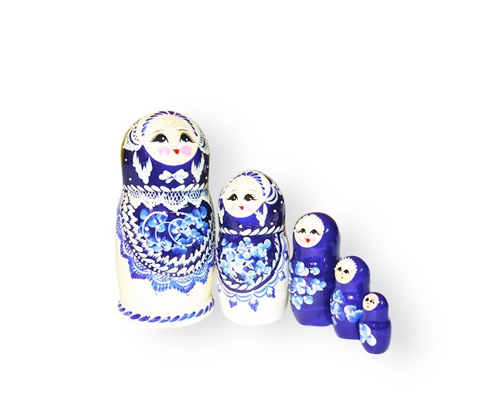 

Деревянная игрушка RNToys Матрешка Жемчужная 5 в 1 Д-822, Матрешка Жемчужная 5 в 1 Д-822
