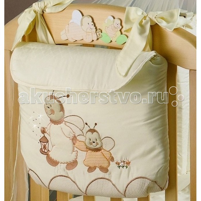Карманы и панно Roman Baby Сумка на кроватку Lucciole roman baby панно на стену roman baby cuore di mamma арт 6008