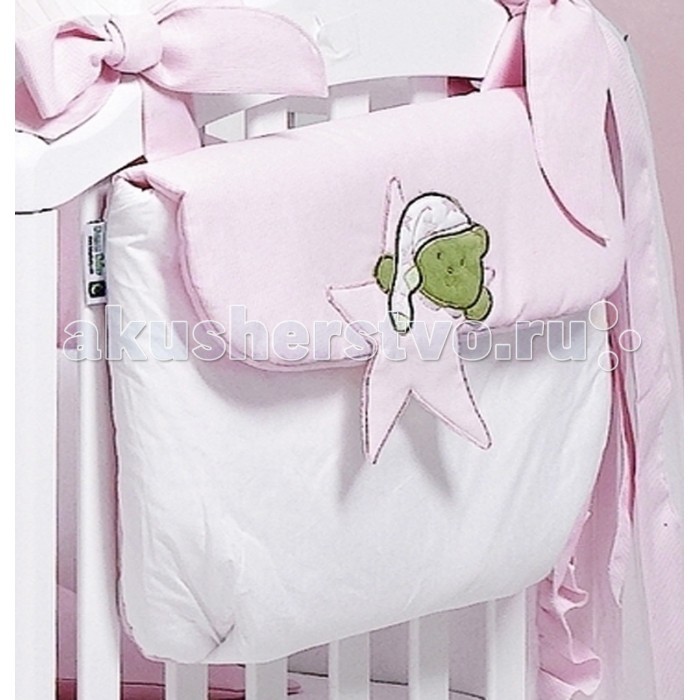 Roman Baby Сумка на кроватку Stella StellinaСумка на кроватку Stella Stellina Roman Baby Сумка на кроватку Stella StellinaСумка на кроватку Stella StellinaУдобная сумка на кроватку Roman Baby Stella Stellina с оригинальной вышивкой - куда можно положить игрушки и детские принадлежности 100% хлопок<br>