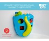  ROXY-KIDS Органайзер-сортер для игрушек в ванную DINO - ROXY Органайзер-сортер для игрушек в ванную DINO