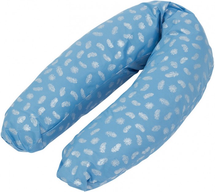 фото ROXY-KIDS Подушка для беременных и кормления (холлофайбер + шарики антистресс)