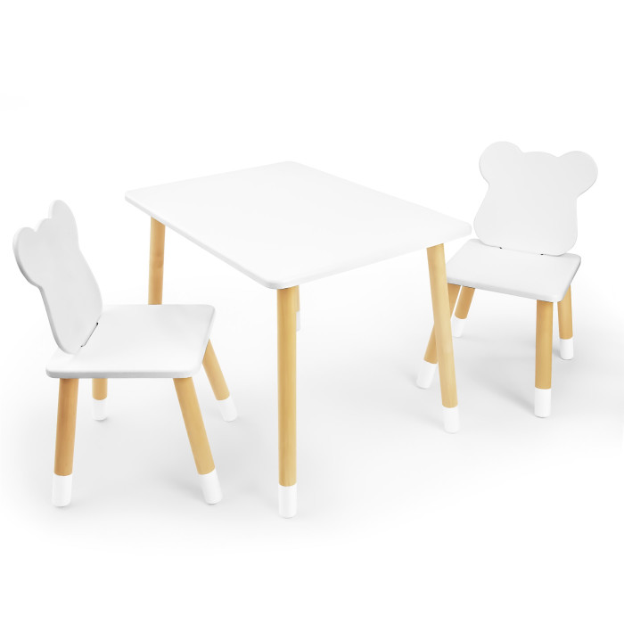 Rolti Детский комплект стол и два стула Мишка