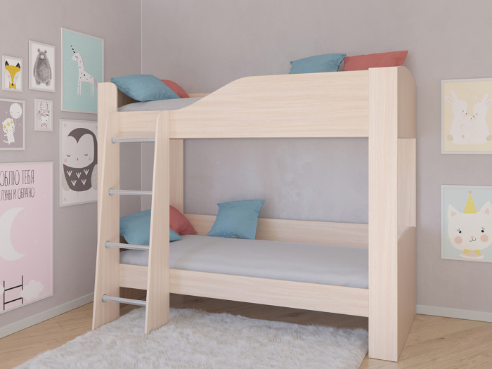 Купить Кровати для подростков, Подростковая кровать РВ-Мебель Двухъярусная Астра 2 без ящика
