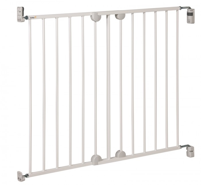 Safety 1st Ворота безопасности Wall Fix Extending Metal 63-102 смВорота безопасности Wall Fix Extending Metal 63-102 см Safety 1st Ворота безопасности Wall Fix Extending Metal 63-102 смВорота безопасности Wall Fix Extending Metal 63-102 смВорота безопасности Safety 1st Wall Fix Extending Metal 63-102 см предназначены для ограничения безопасного пространства малышей. Особенности: Высота от пола 74.5 см Винтовое крепление Широко открываются в обе стороны, обеспечивая свободное прохождение Ручка легко открывается взрослым человеком Прочная металлическая конструкция Прочные и надежные крепления Подходят для установки в проеме: от 63 до 102 см Соответствуют Европейской норме NFEN 1930. Вес: 4.8 кг<br>
