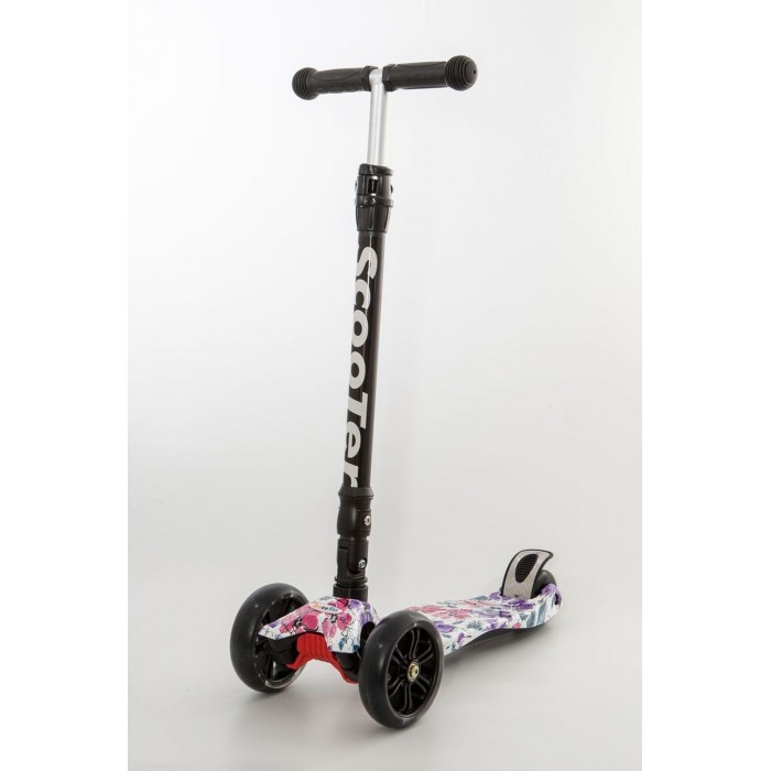 фото Трехколесный самокат scooter graphic 24 bks-230