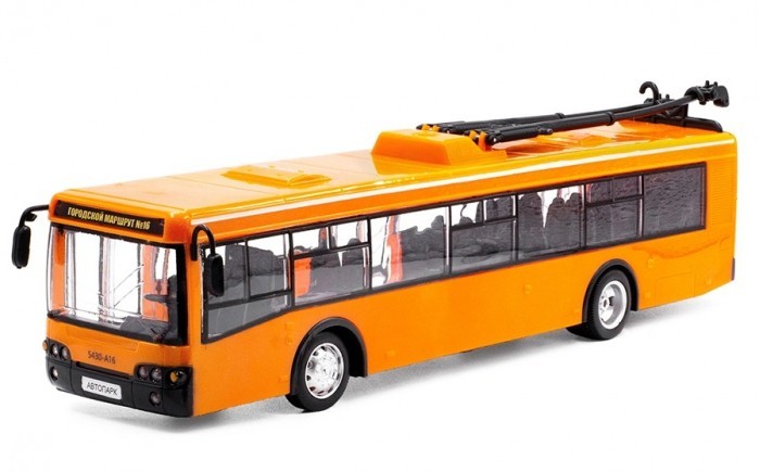 Serinity Toys Инерционная машинка Троллейбус 9690