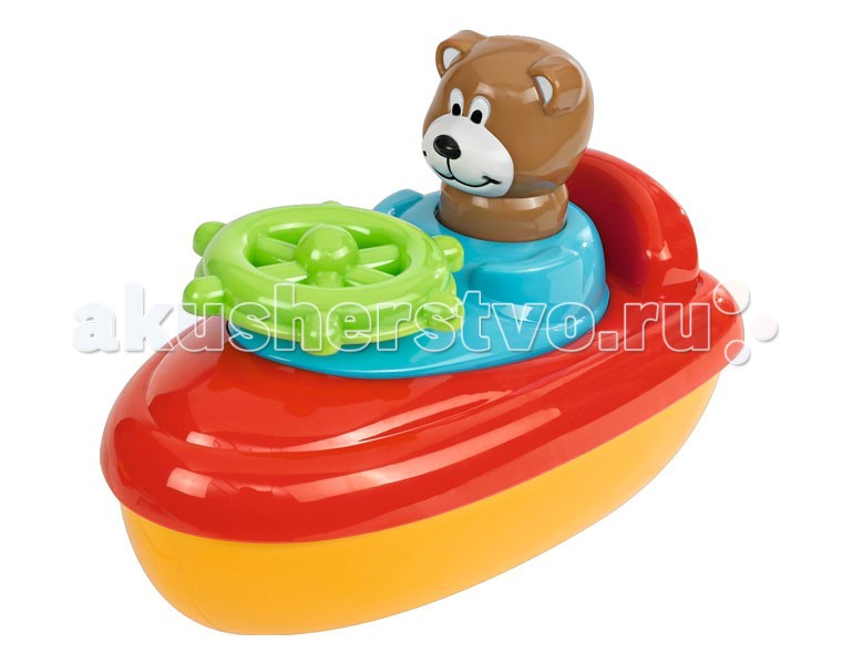 Игрушки для ванны Simba ABC Игрушка для купания Лодка с фигуркой игрушки для ванной simba книжечка для купания